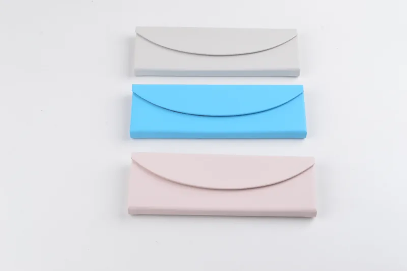Caixas de papel dobráveis para óculos, referência de cores